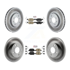 Transit Auto KGA-102730 Disc Brake Kit for 2012-2017 Fiat 500 - Front and Rear