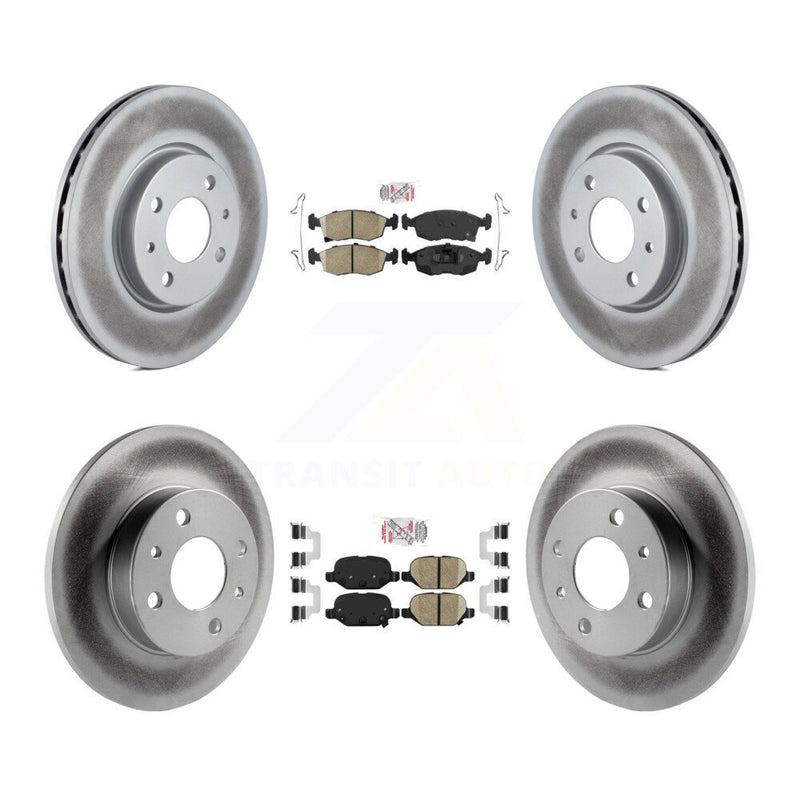 Transit Auto KGA-102730 Disc Brake Kit for 2012-2017 Fiat 500 - Front and Rear