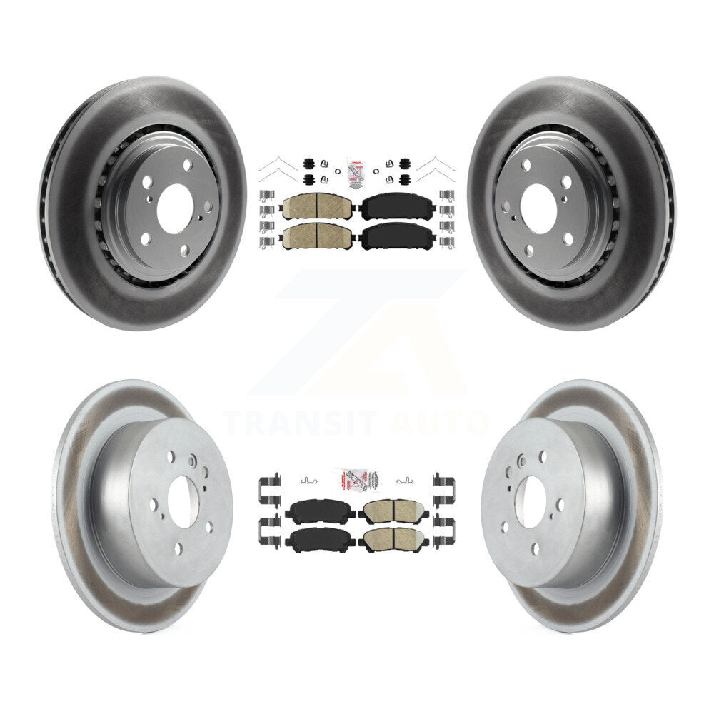 Transit Auto KGA-102763 Disc Brake Kit for 2008-2013 Toyota Highlander - Front and Rear