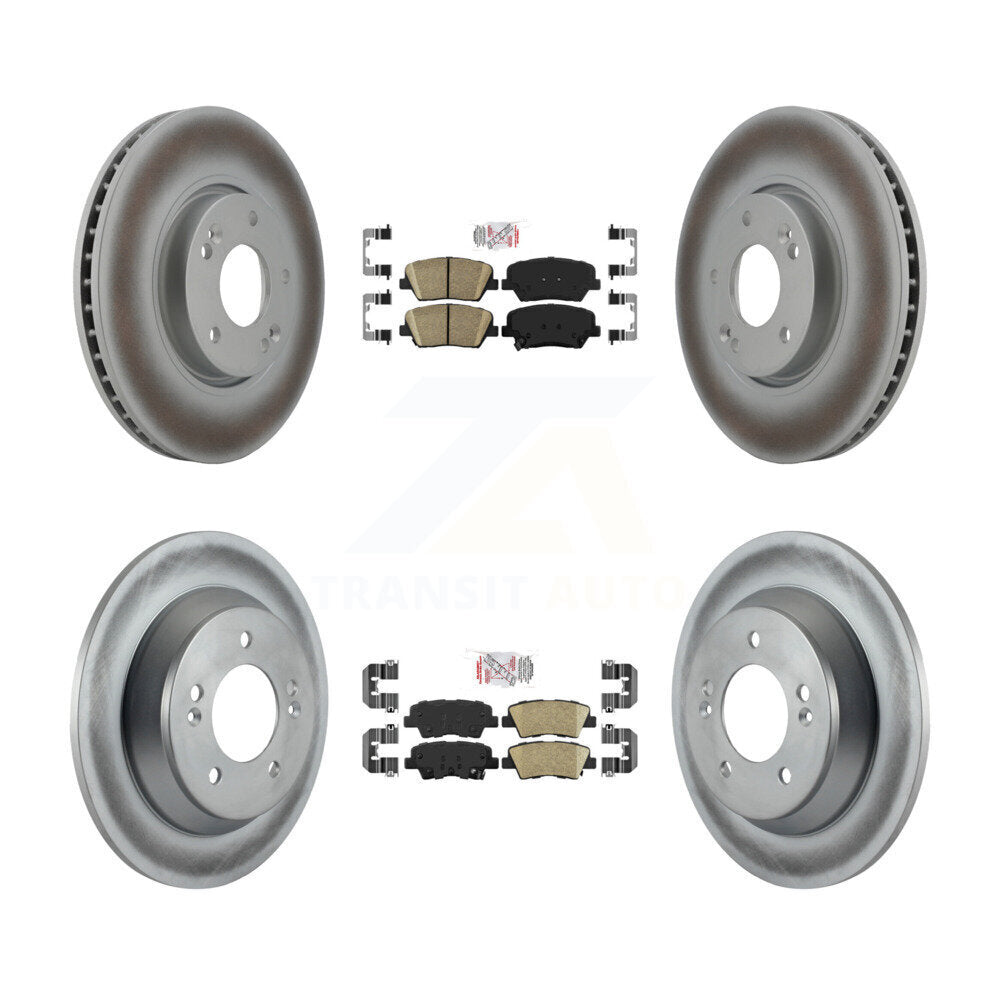 Transit Auto KGA-102770 Disc Brake Kit for 2014-2017 Kia Rondo - Front and Rear