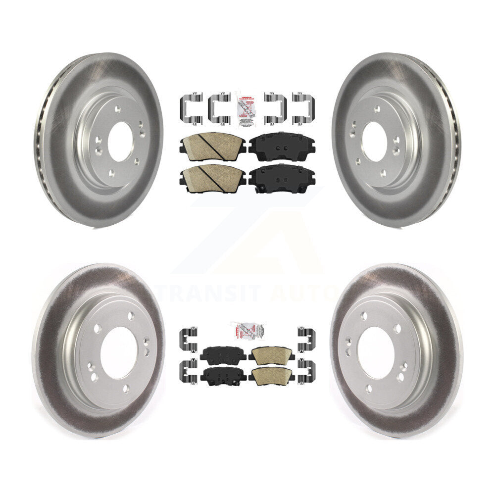 Transit Auto KGA-102771 Disc Brake Kit for 2017-2020 Hyundai Elantra - Front and Rear