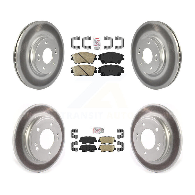 Transit Auto KGA-102771 Disc Brake Kit for 2017-2020 Hyundai Elantra - Front and Rear
