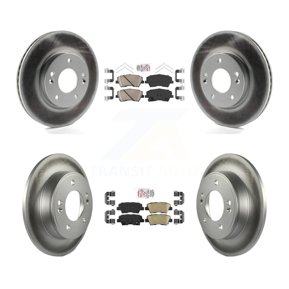 Transit Auto KGA-102773 Disc Brake Kit for 2017-2020 Hyundai Elantra - Front and Rear