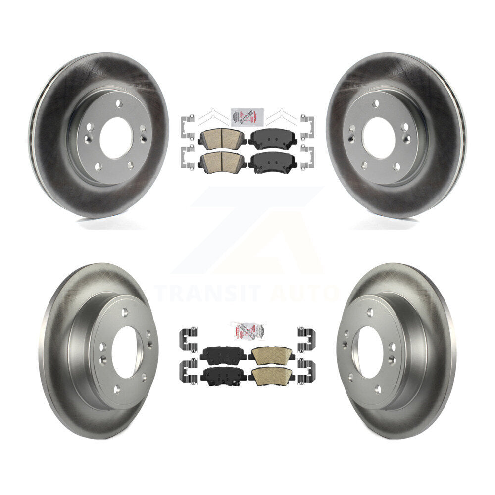 Transit Auto KGA-102774 Disc Brake Kit for 2016-2018 Hyundai Elantra GT, Kia Forte and More - Front and Rear