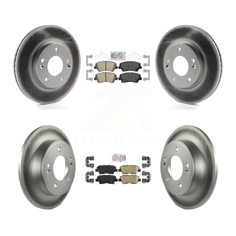 Transit Auto KGA-102774 Disc Brake Kit for 2016-2018 Hyundai Elantra GT, Kia Forte and More - Front and Rear