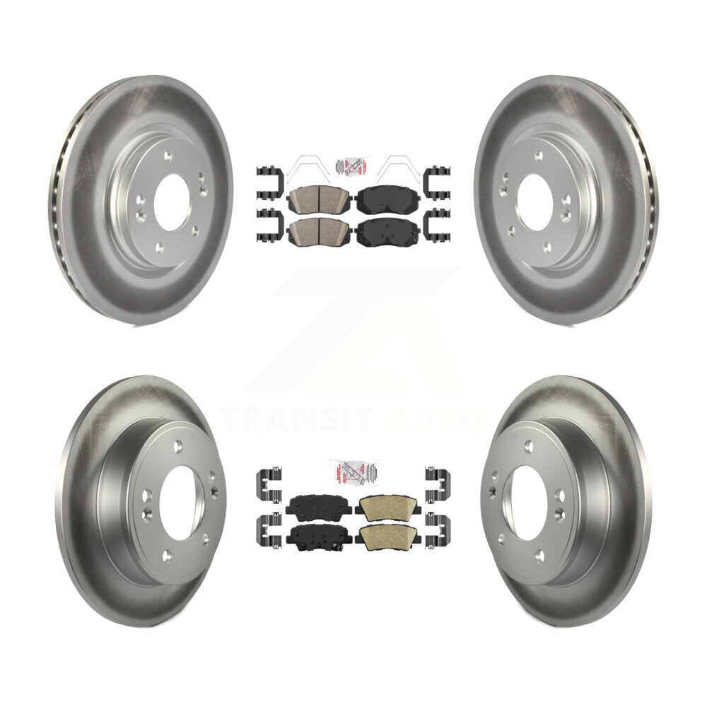 Transit Auto KGA-102776 Disc Brake Kit for 2021 Kia Forte5 - Front and Rear
