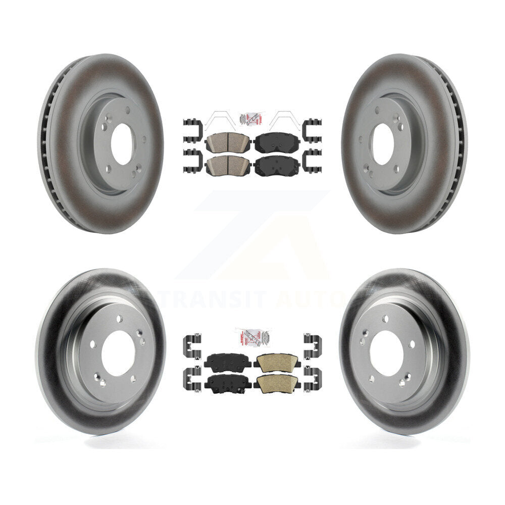 Transit Auto KGA-102777 Disc Brake Kit for 2017-2019 Kia Soul EV - Front and Rear