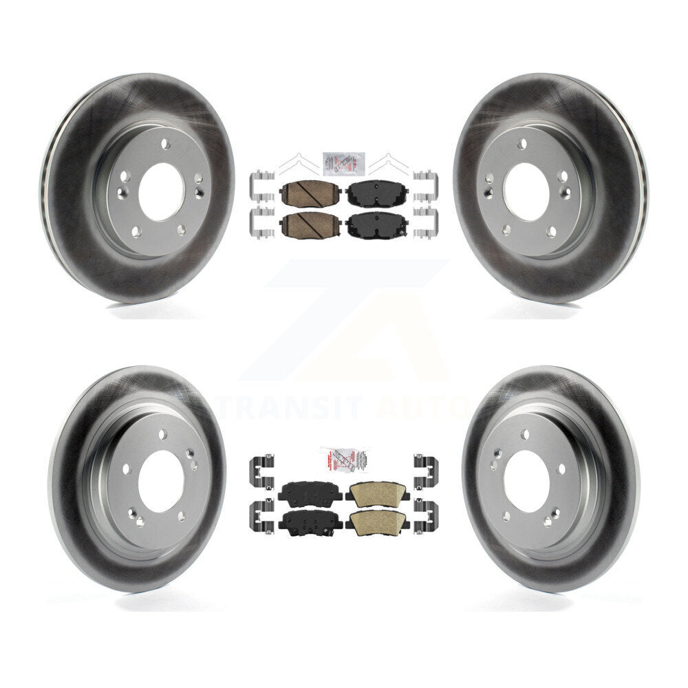 Transit Auto KGA-102778 Disc Brake Kit for 2018-2022 Kia Forte5, Hyundai Elantra GT - Front and Rear