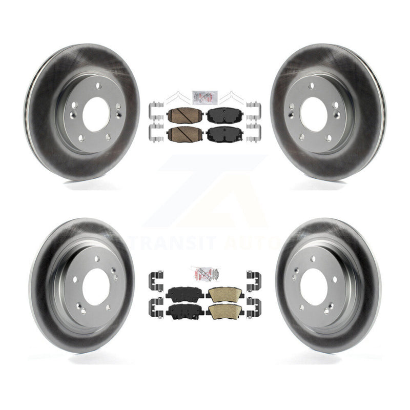 Transit Auto KGA-102778 Disc Brake Kit for 2018-2022 Kia Forte5, Hyundai Elantra GT - Front and Rear