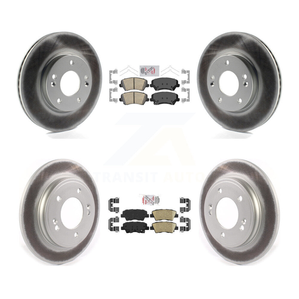 Transit Auto KGA-102782 Disc Brake Kit for 2019-2021 Hyundai Veloster - Front and Rear