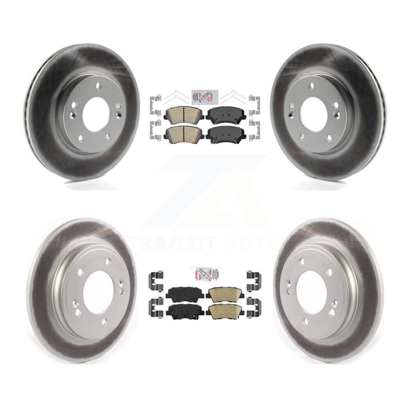 Transit Auto KGA-102782 Disc Brake Kit for 2019-2021 Hyundai Veloster - Front and Rear