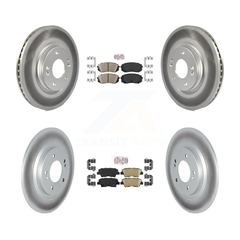 Transit Auto KGA-102783 Disc Brake Kit for 2019-2023 Hyundai Kona Electric, Kia Niro EV - Front and Rear
