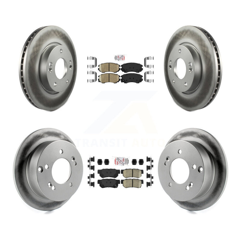 Transit Auto KGA-102811 Disc Brake Kit for 2005-2010 Hyundai Sonata, Kia Magentis and More - Front and Rear