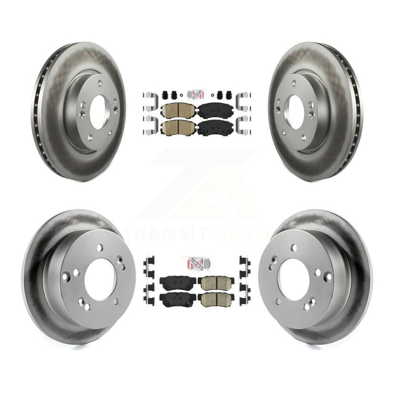 Transit Auto KGA-102812 Disc Brake Kit for 2005-2010 Hyundai Sonata, Kia Magentis and More - Front and Rear