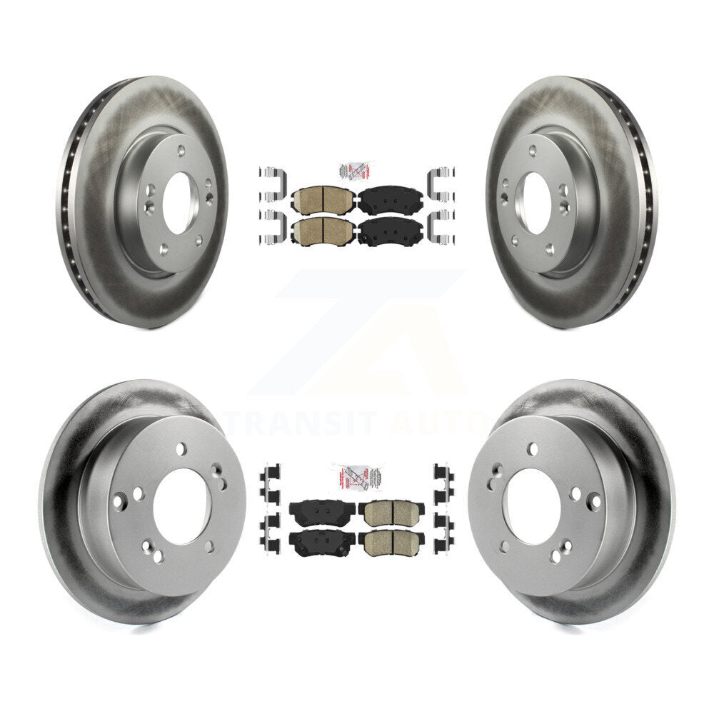 Transit Auto KGA-102813 Disc Brake Kit for 2005-2010 Hyundai Sonata, Kia Magentis and More - Front and Rear