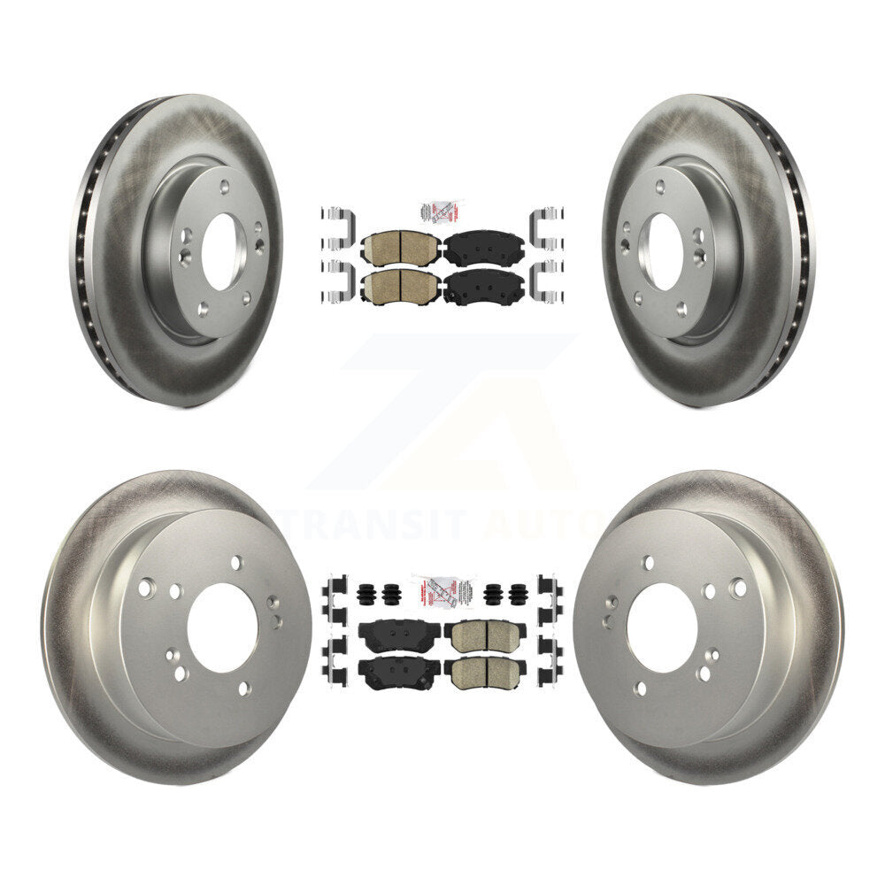 Transit Auto KGA-102815 Disc Brake Kit for 2005-2010 Hyundai Tucson, Kia Sportage - Front and Rear