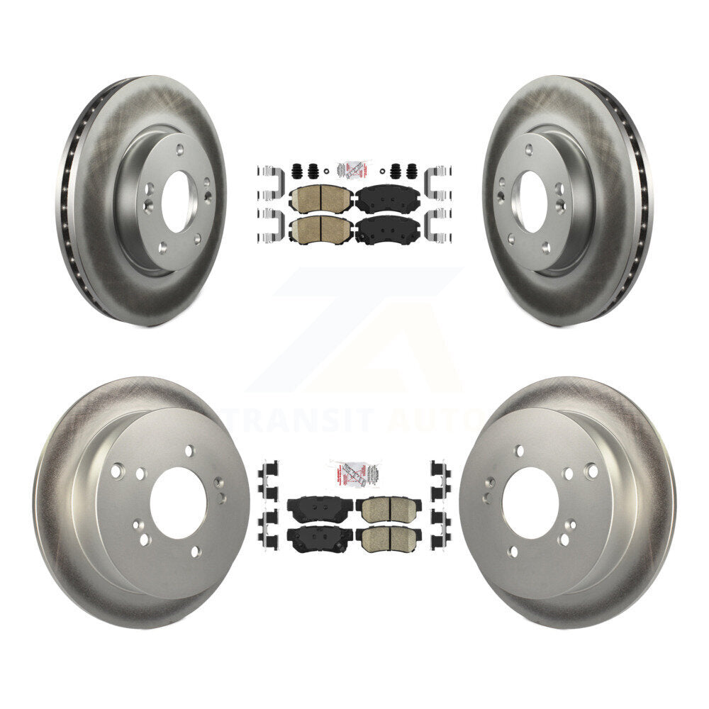Transit Auto KGA-102816 Disc Brake Kit for 2005-2010 Hyundai Tucson, Kia Sportage - Front and Rear