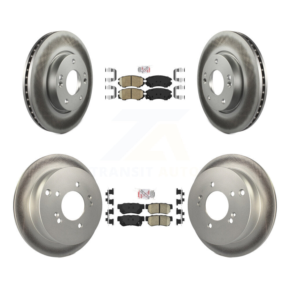 Transit Auto KGA-102817 Disc Brake Kit for 2005-2010 Hyundai Tucson, Kia Sportage - Front and Rear