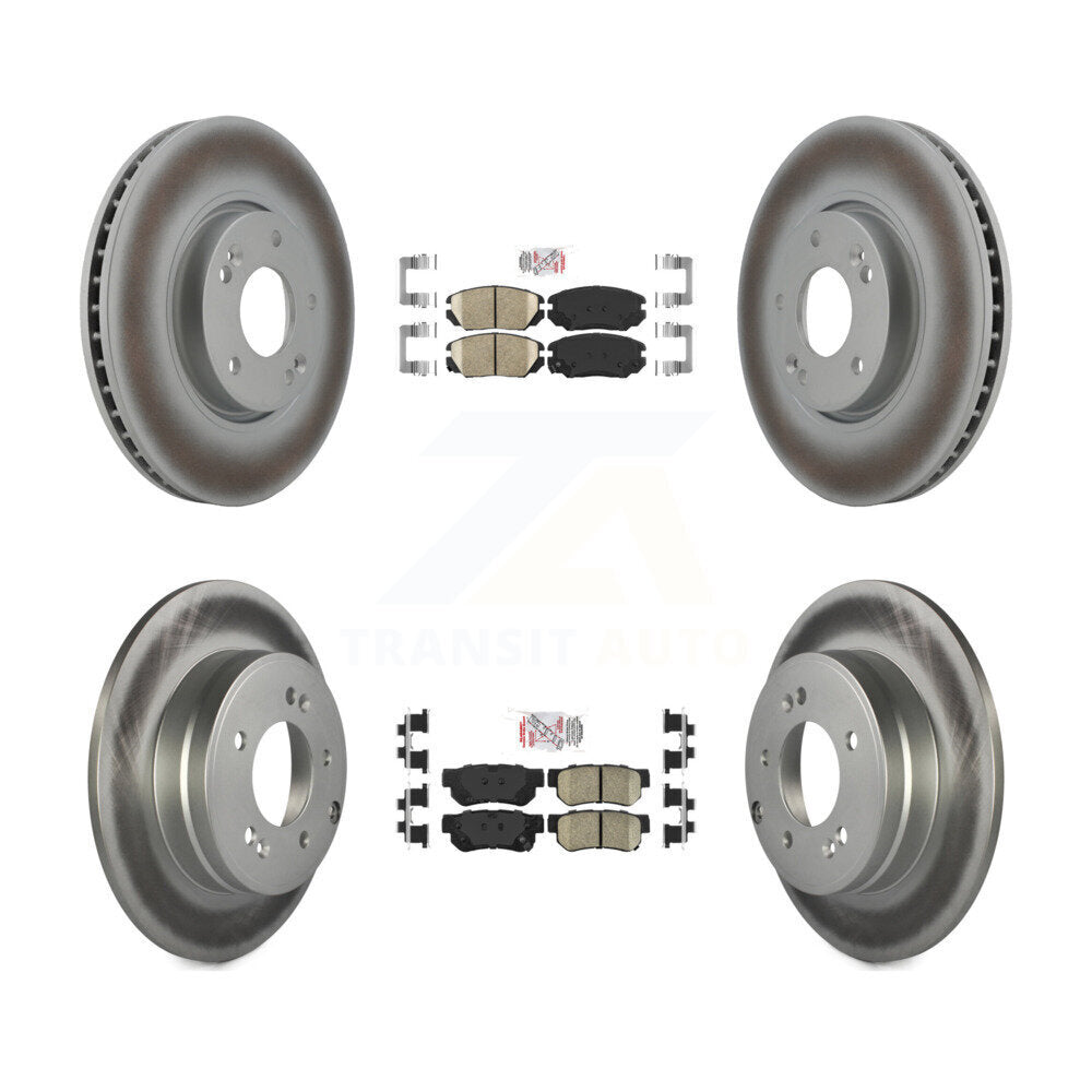 Transit Auto KGA-102820 Disc Brake Kit for 2006-2008 Hyundai Sonata - Front and Rear