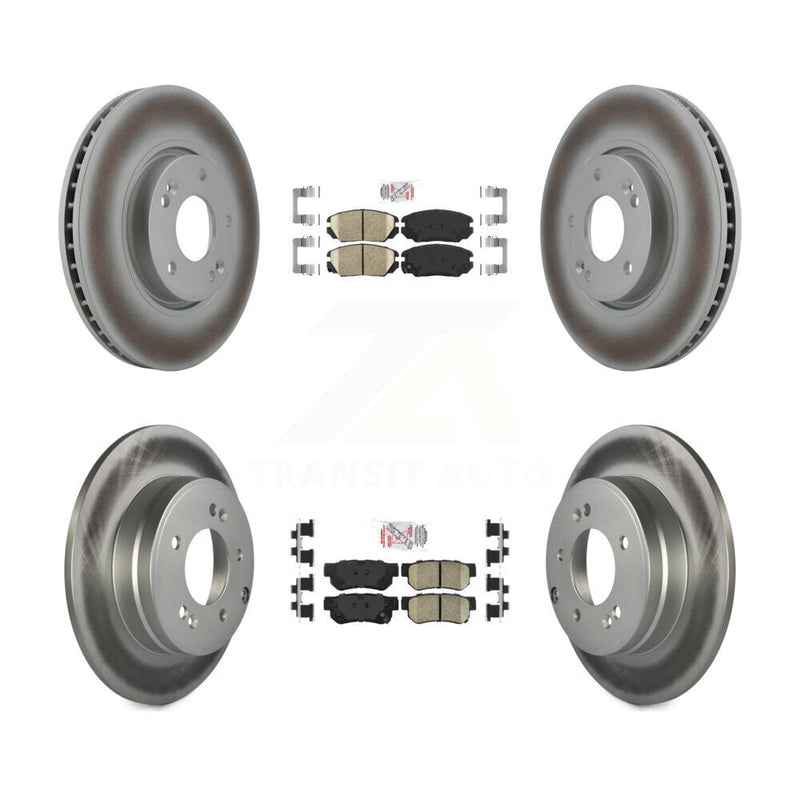 Transit Auto KGA-102820 Disc Brake Kit for 2006-2008 Hyundai Sonata - Front and Rear