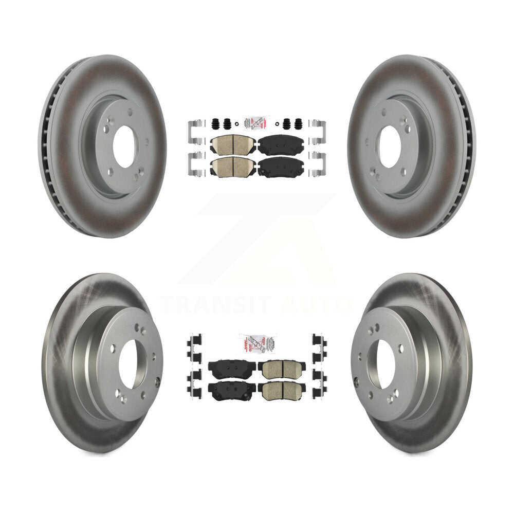 Transit Auto KGA-102821 Disc Brake Kit for 2006-2008 Hyundai Sonata - Front and Rear