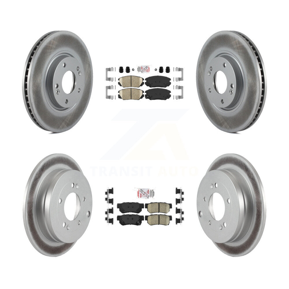 Transit Auto KGA-102825 Disc Brake Kit for 2006-2009 Hyundai Azera - Front and Rear