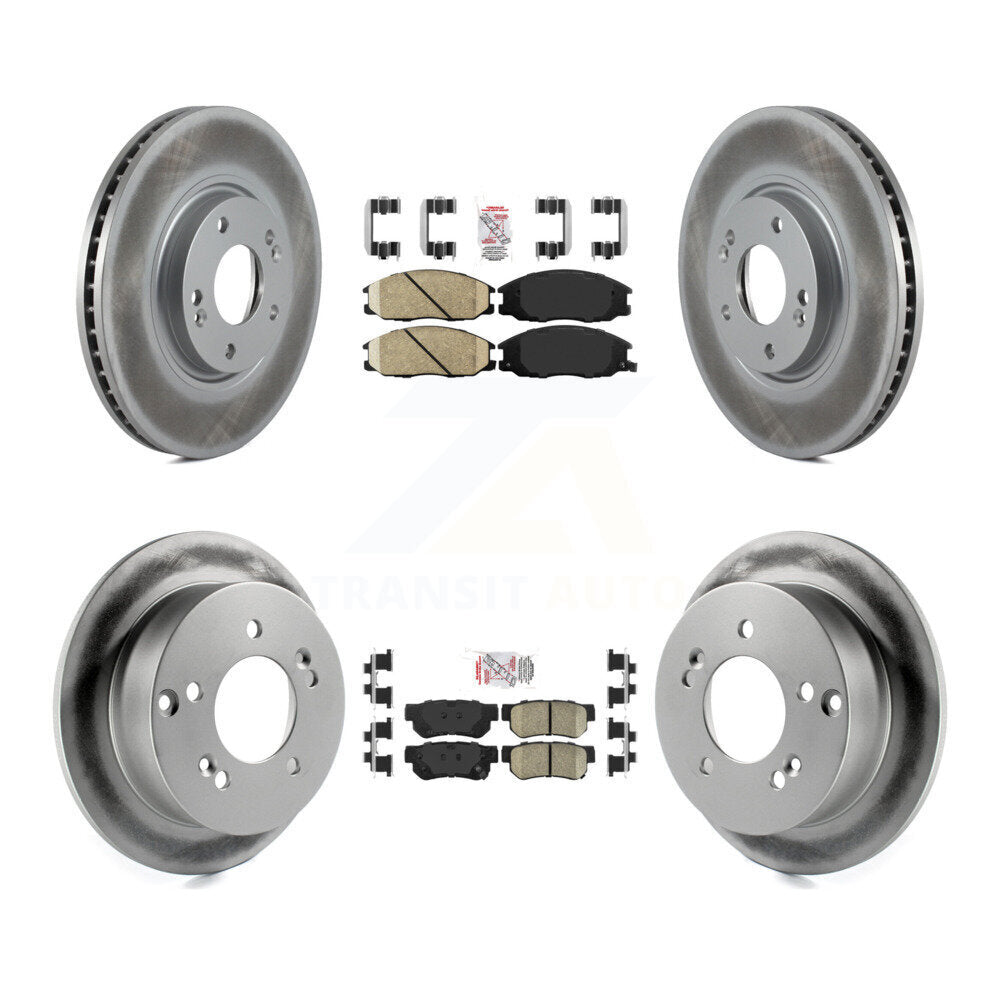 Transit Auto KGA-102827 Disc Brake Kit for 2003-2005 Hyundai XG350 - Front and Rear