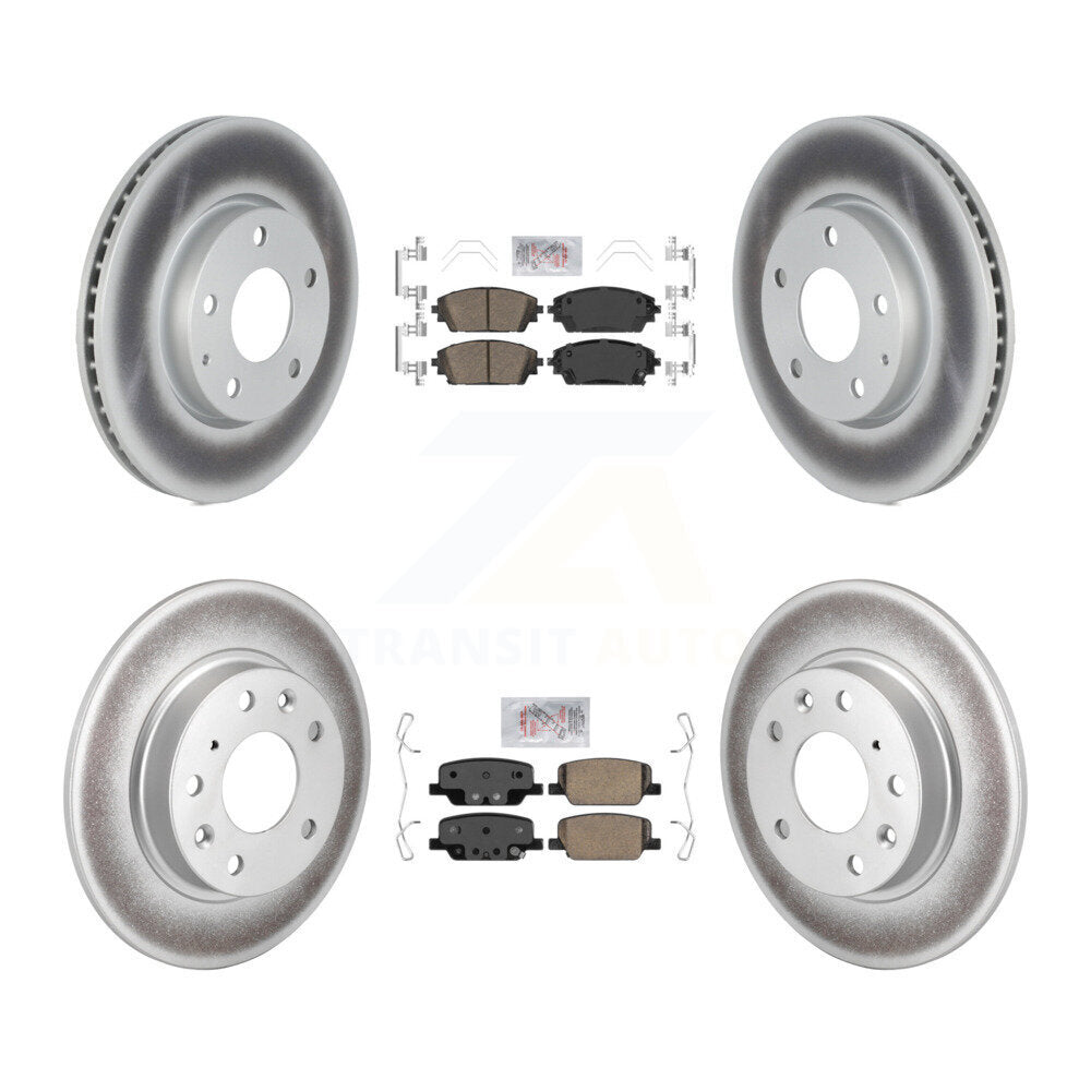 Transit Auto KGA-102830 Disc Brake Kit for 2019-2023 Mazda 3, Mazda 3 Sport - Front and Rear