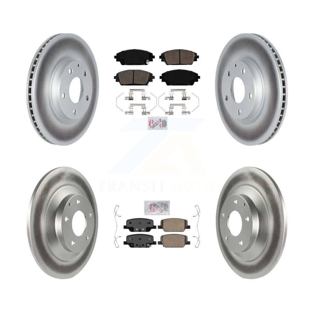 Transit Auto KGA-102832 Disc Brake Kit for 2020-2023 Mazda CX-30 - Front and Rear