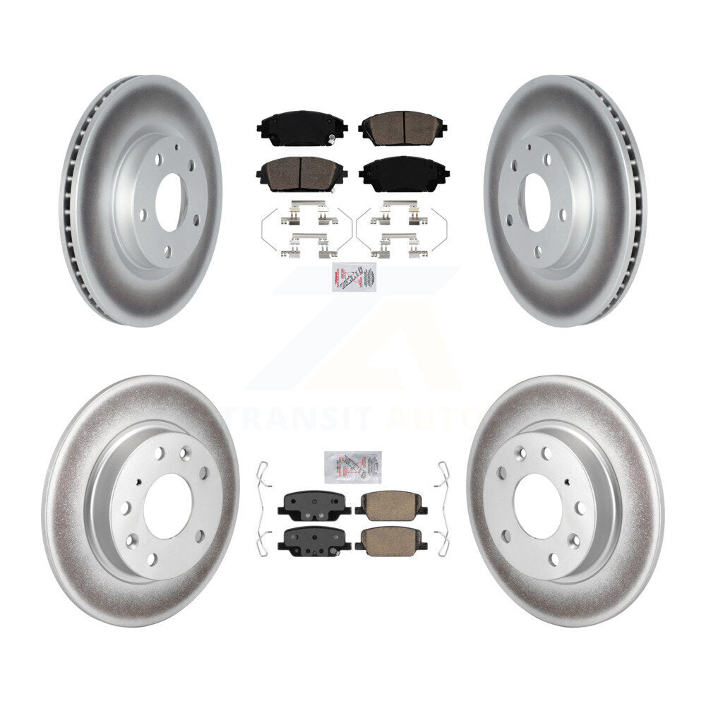 Transit Auto KGA-102833 Disc Brake Kit for 2020-2023 Mazda CX-30 - Front and Rear
