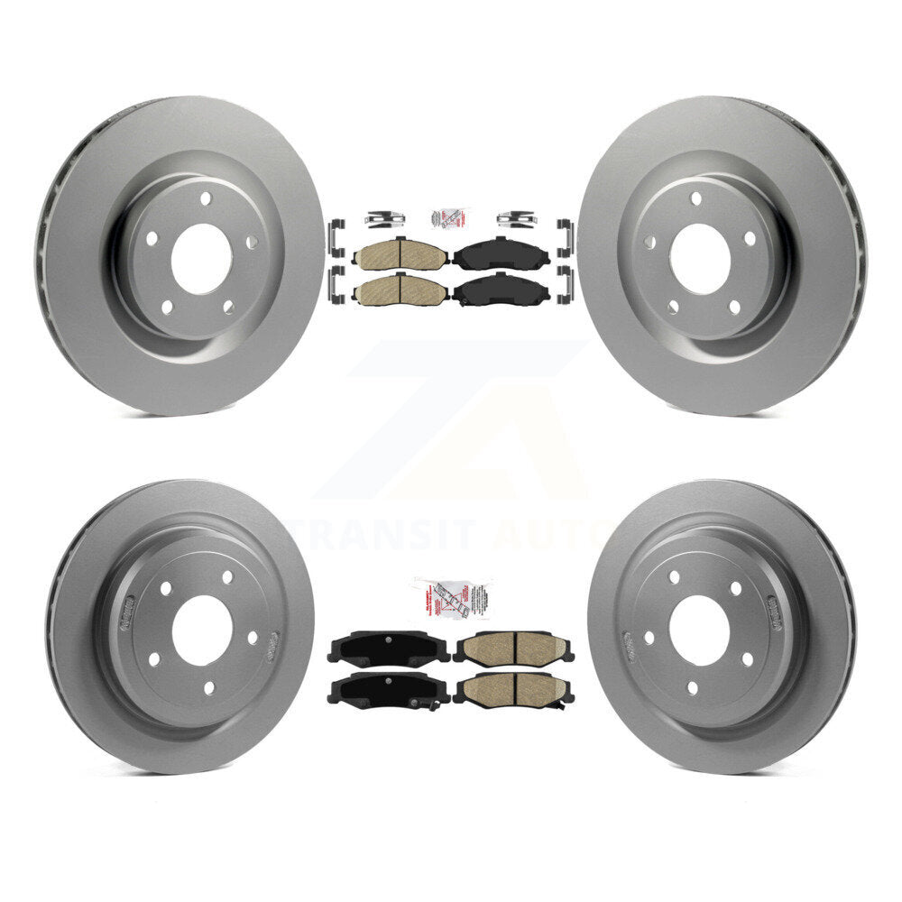 Transit Auto KGA-102834 Disc Brake Kit for 2004-2013 Chevrolet Corvette, Cadillac XLR - Front and Rear