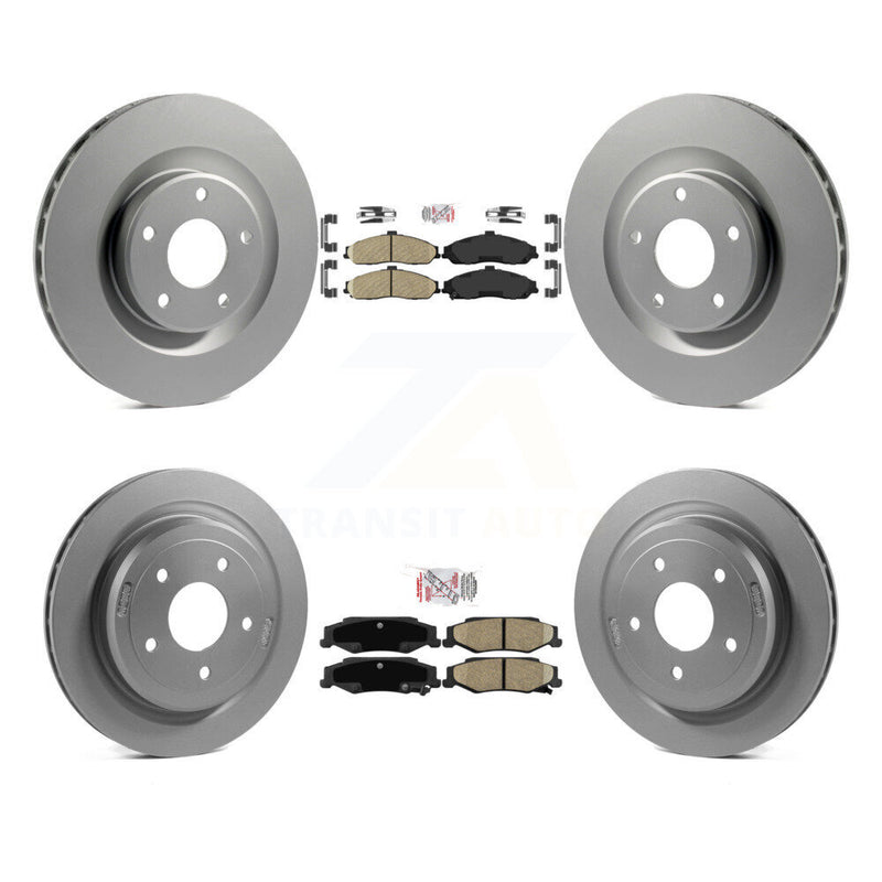 Transit Auto KGA-102834 Disc Brake Kit for 2004-2013 Chevrolet Corvette, Cadillac XLR - Front and Rear