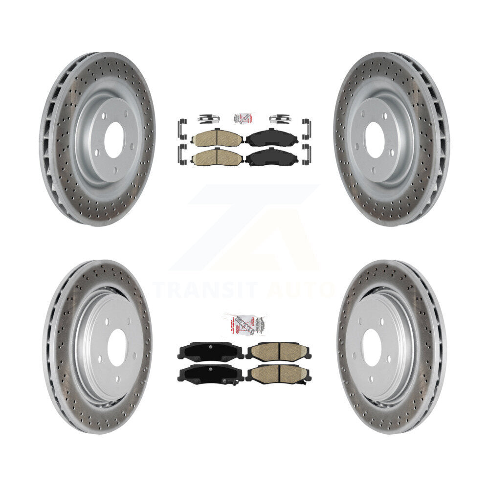 Transit Auto KGA-102835 Disc Brake Kit for 2005-2013 Chevrolet Corvette, Cadillac XLR - Front and Rear