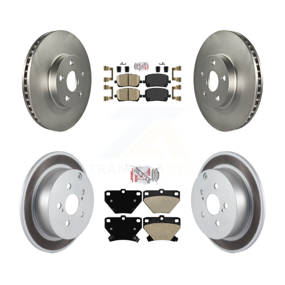 Transit Auto KGA-102842 Disc Brake Kit for 2003-2008 Toyota Corolla, Pontiac Vibe, Toyota Matrix - Front and Rear
