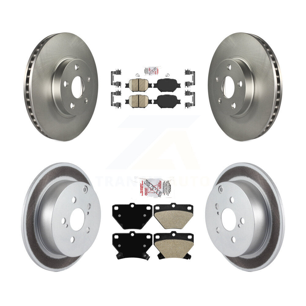Transit Auto KGA-102844 Disc Brake Kit for 2000-2005 Toyota Celica - Front and Rear