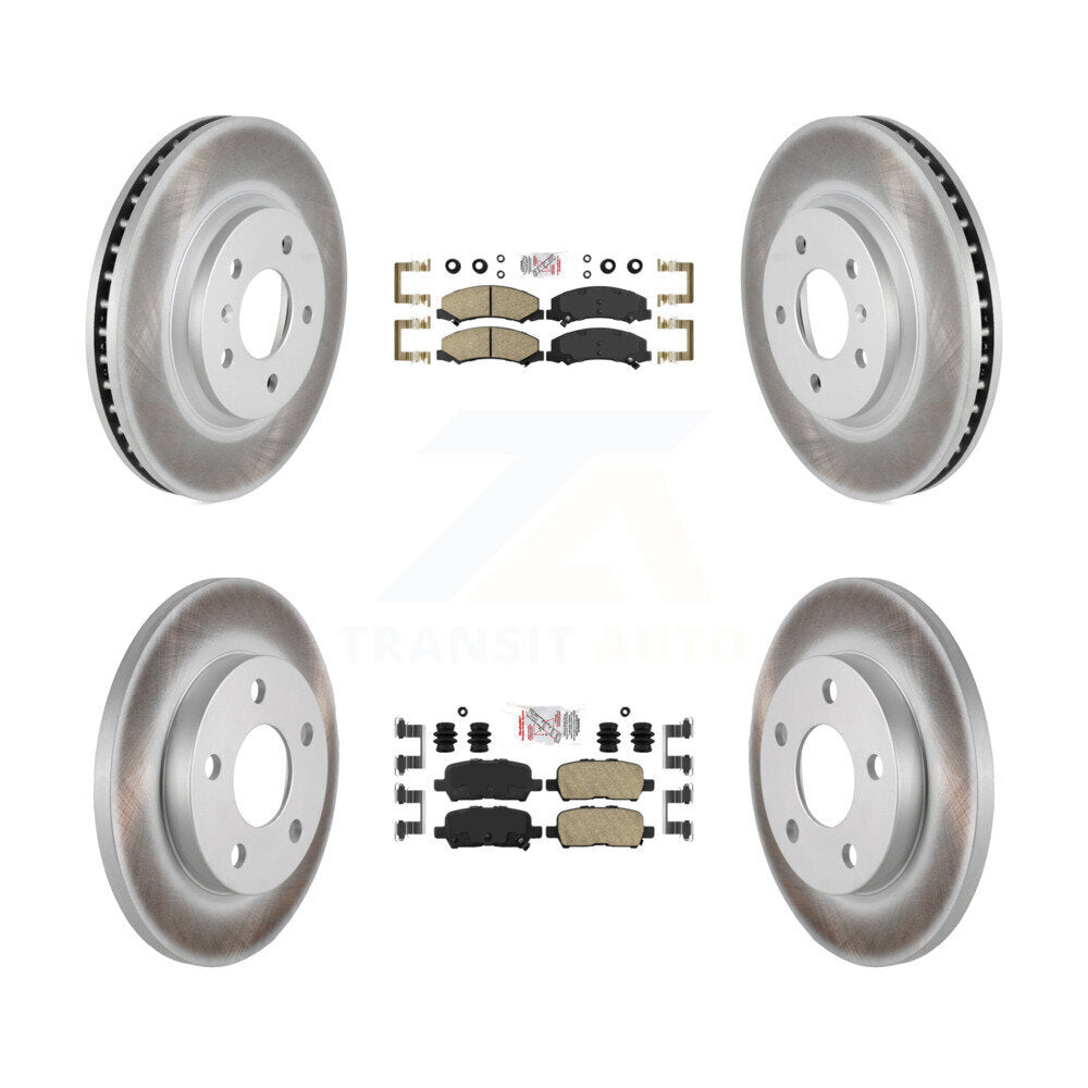 Transit Auto KGA-102845 Disc Brake Kit for 2010-2016 Chevrolet Impala Limited, Chevrolet Impala - Front and Rear