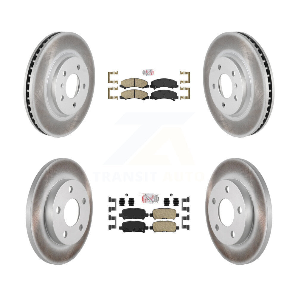 Transit Auto KGA-102846 Disc Brake Kit for 2010-2016 Chevrolet Impala Limited, Chevrolet Impala - Front and Rear