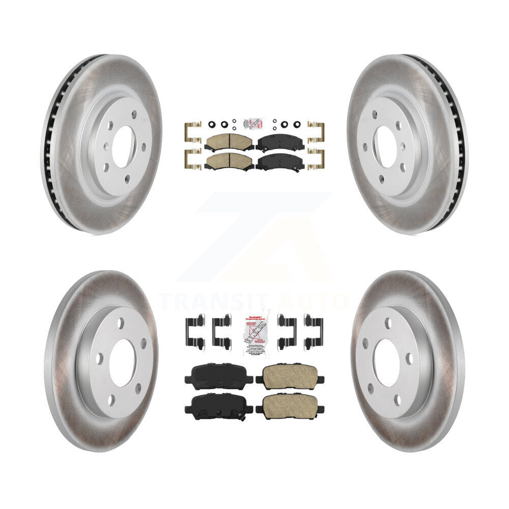 Transit Auto KGA-102849 Disc Brake Kit for 2010-2016 Chevrolet Impala Limited, Chevrolet Impala - Front and Rear
