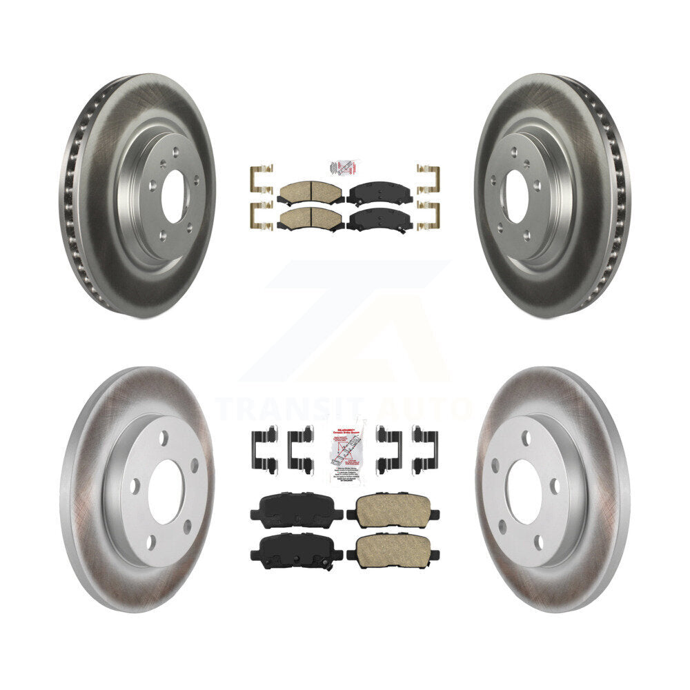 Transit Auto KGA-102852 Disc Brake Kit for 2012-2016 Chevrolet Impala Limited, Chevrolet Impala - Front and Rear