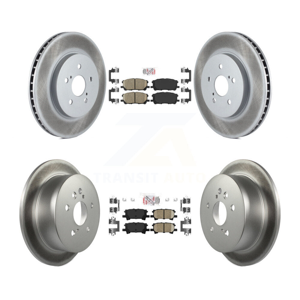 Transit Auto KGA-102857 Disc Brake Kit for 2004-2009 Lexus RX350, Lexus RX400h and More - Front and Rear