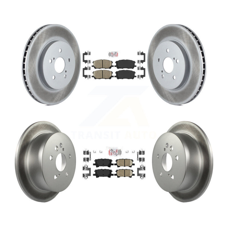 Transit Auto KGA-102857 Disc Brake Kit for 2004-2009 Lexus RX350, Lexus RX400h and More - Front and Rear