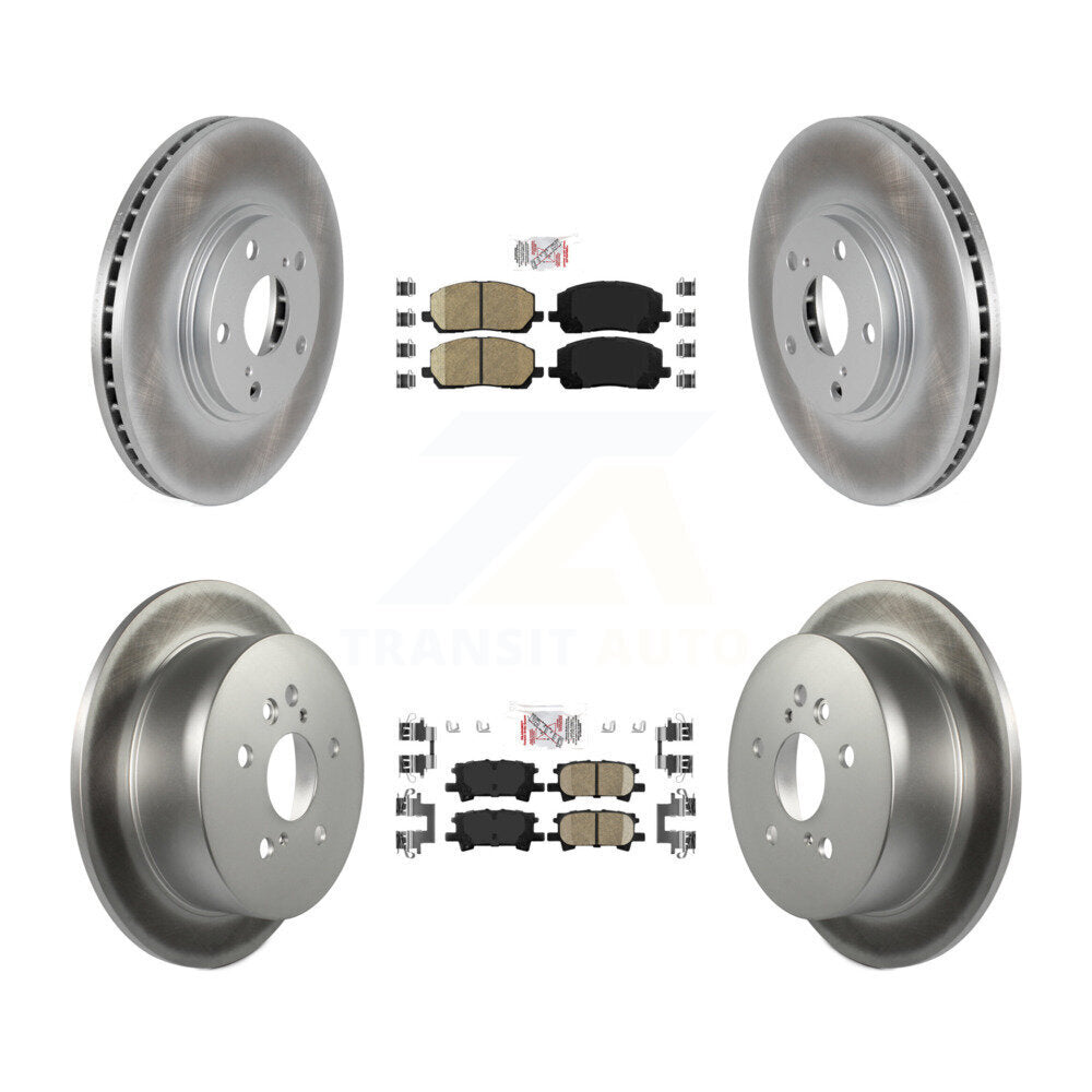 Transit Auto KGA-102858 Disc Brake Kit for 2004-2007 Toyota Highlander - Front and Rear