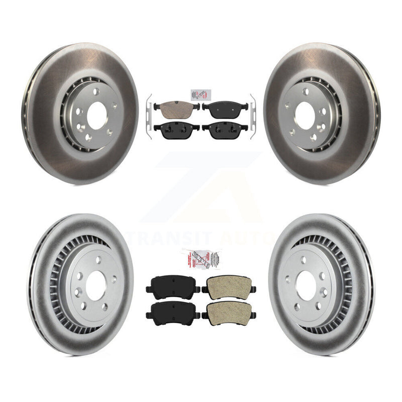 Transit Auto KGA-102863 Disc Brake Kit for 2010-2015 Volvo XC60 - Front and Rear