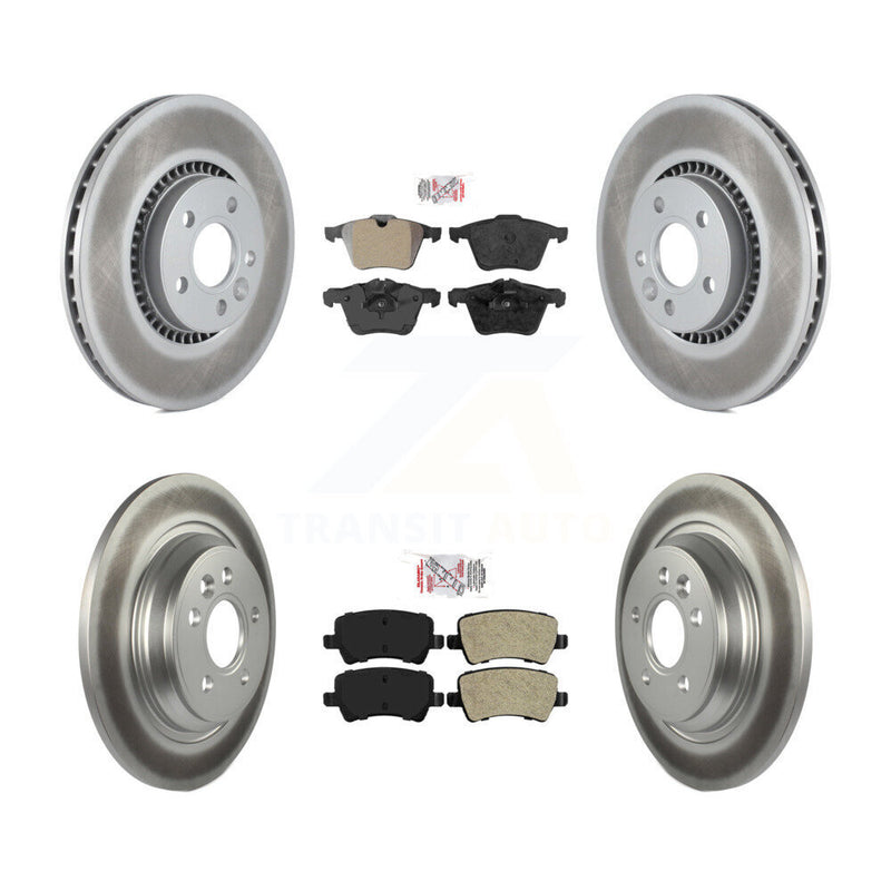Transit Auto KGA-102864 Disc Brake Kit for 2008-2018 Volvo S60 Cross Country, Volvo V60 Cross Country and More - Front and Rear
