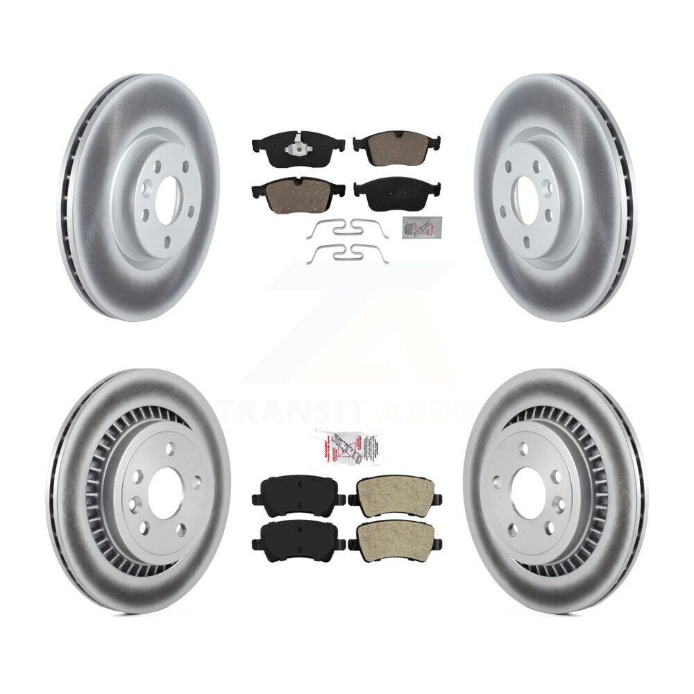 Transit Auto KGA-102865 Disc Brake Kit for 2016-2017 Volvo XC60 - Front and Rear
