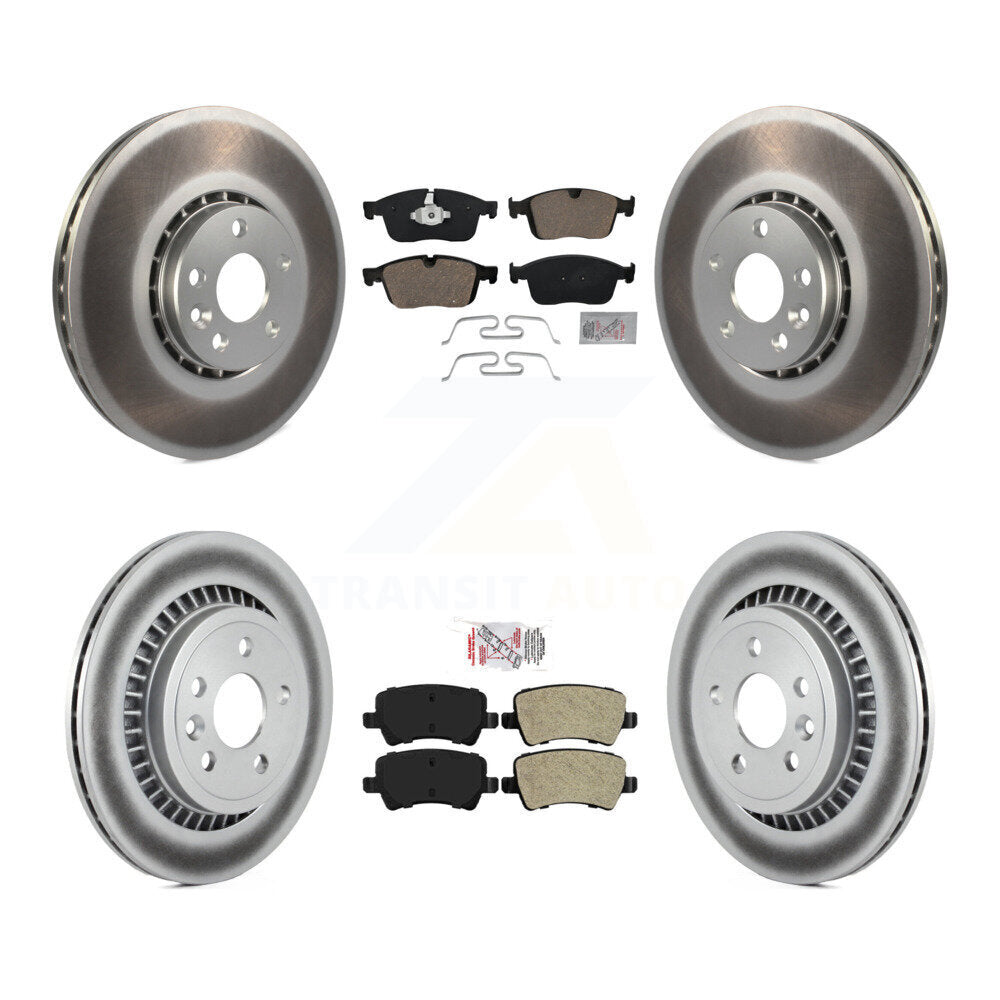 Transit Auto KGA-102866 Disc Brake Kit for 2017 Volvo XC60 - Front and Rear