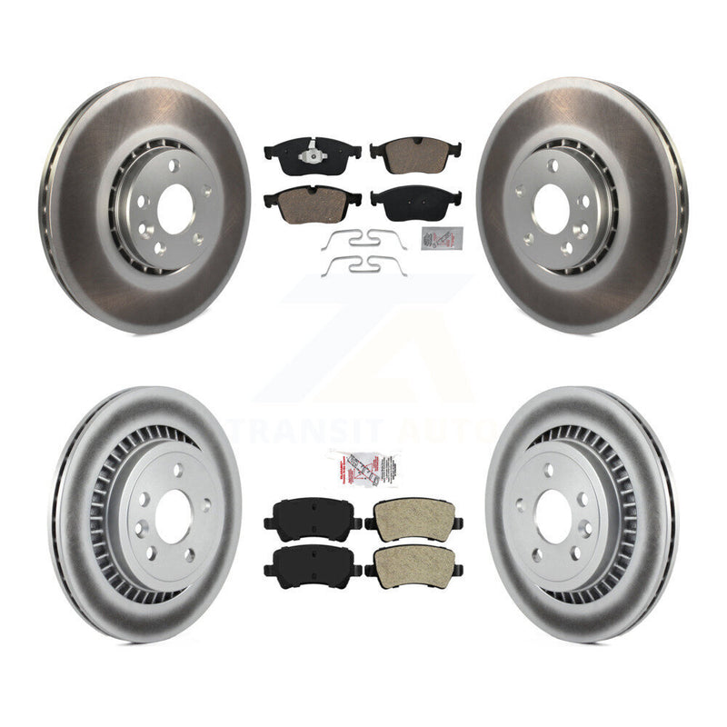 Transit Auto KGA-102866 Disc Brake Kit for 2017 Volvo XC60 - Front and Rear