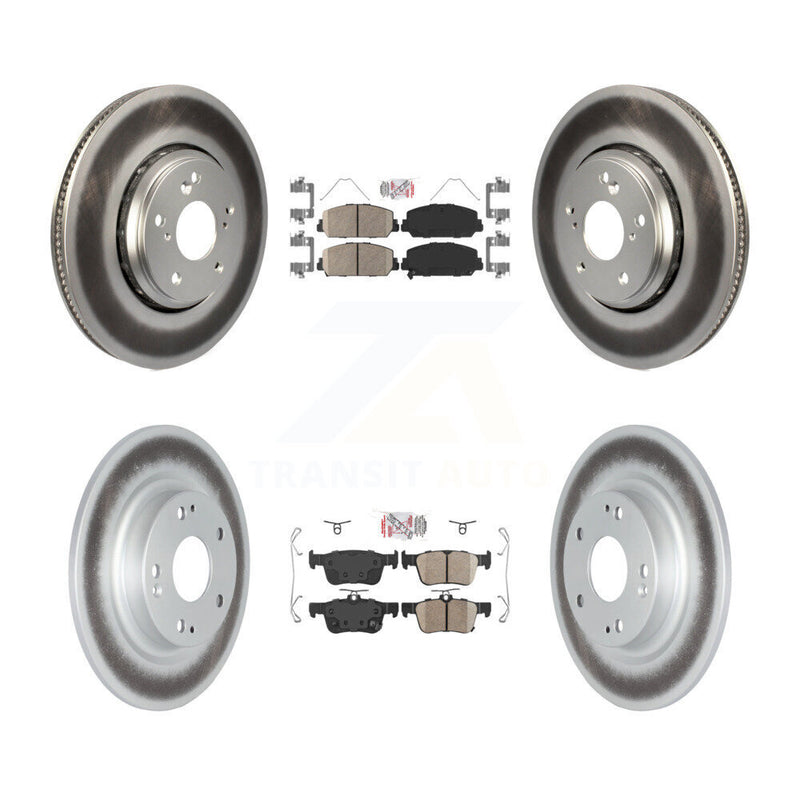 Transit Auto KGA-102880 Disc Brake Kit for 2017-2020 Honda Civic - Front and Rear