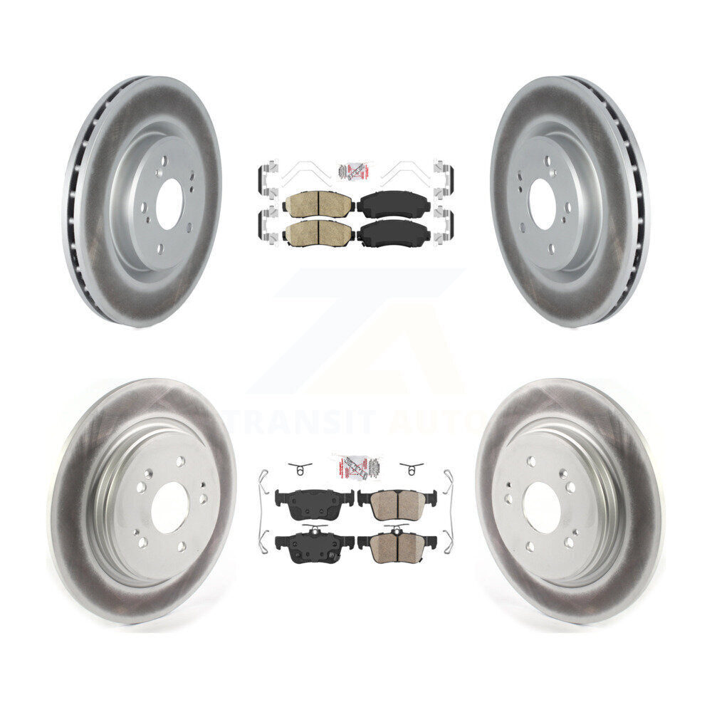 Transit Auto KGA-102882 Disc Brake Kit for 2019-2021 Acura RDX - Front and Rear