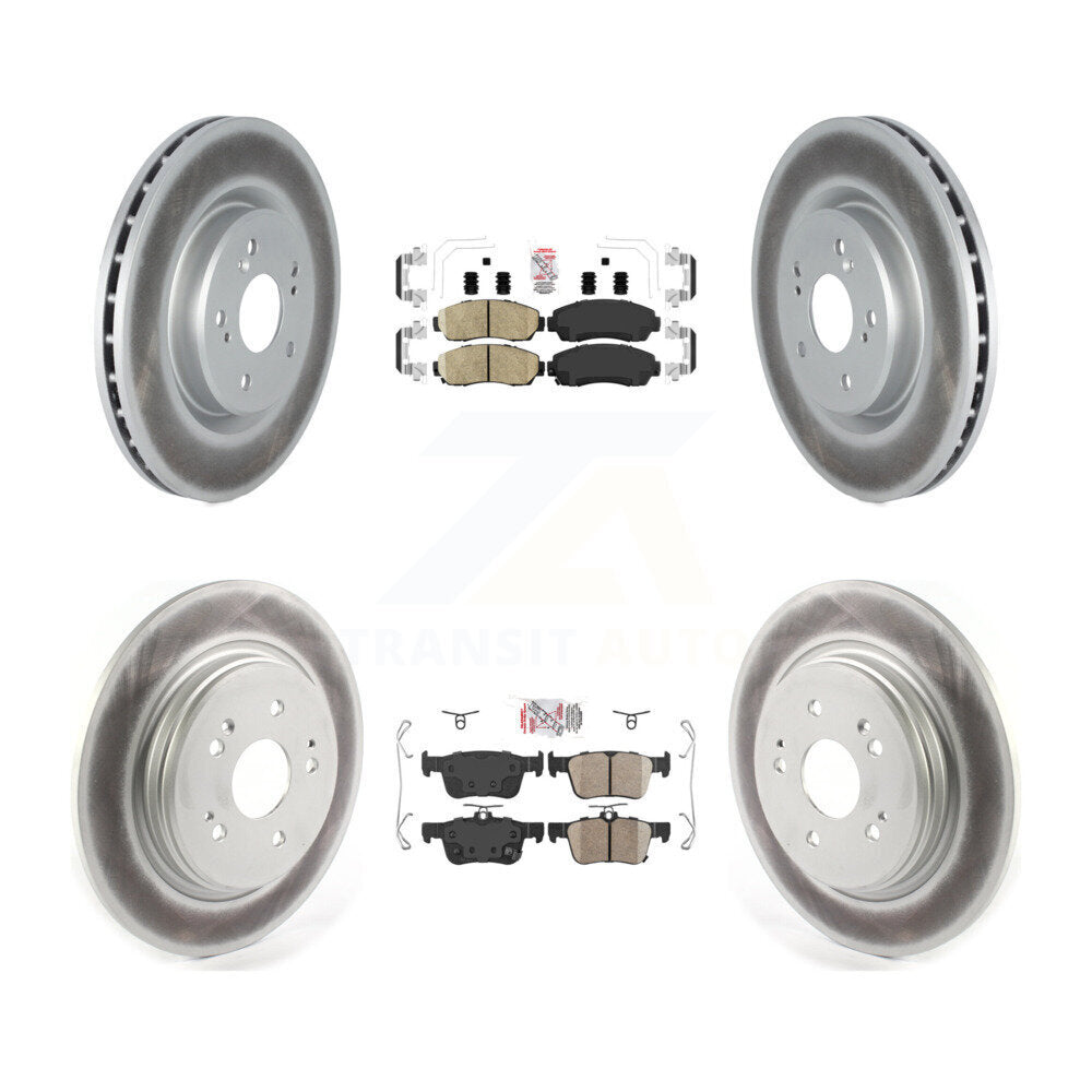 Transit Auto KGA-102883 Disc Brake Kit for 2019-2021 Acura RDX - Front and Rear